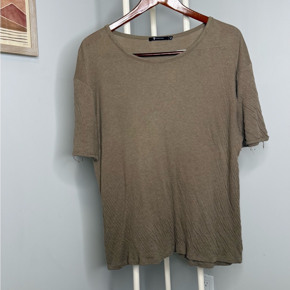 Alexander Wang Olive Short Sleeve Tee